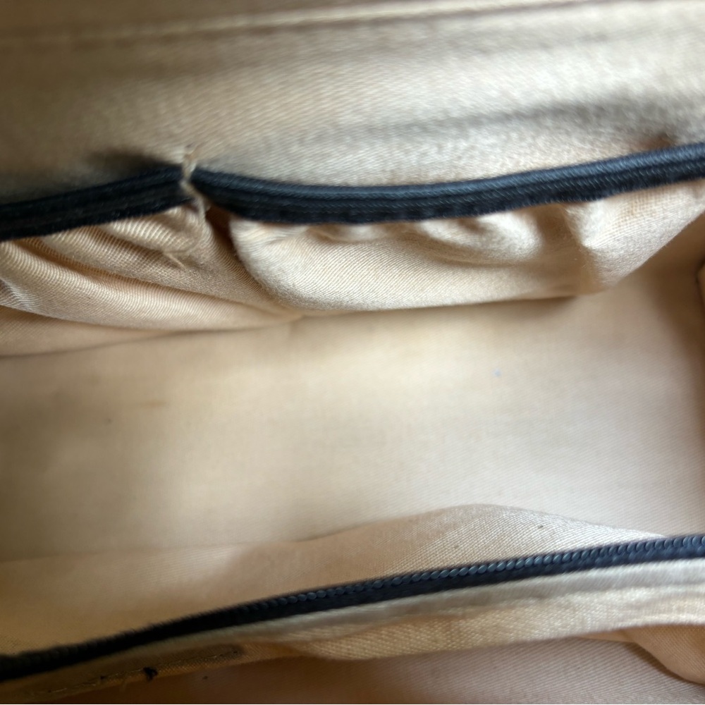 Miche Snakeskin Patterned Beige and Dark Pink Women's Handbag/Shoulder Bag - Picture 8 of 9